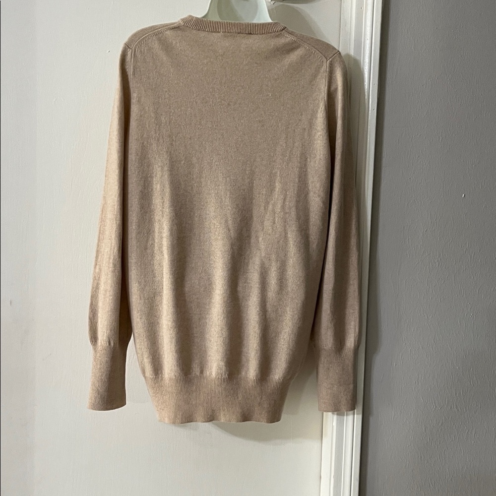 ANN MASHBURN Cream Cashmere Knit - Picture 5 of 12
